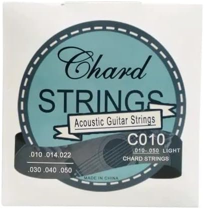 [381841359193] chard acoustic guitar strings c010