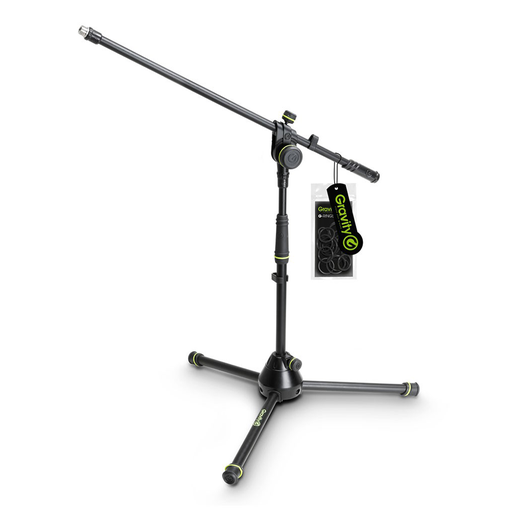 [4049521190599] Gravity MS 4221 B Short Microphone Stand with Folding Tripod Base 2-Point Adjust