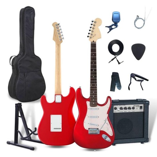 [745698789656] SCORPION  ELECTRIC PACK GUITAR PGE-500RB